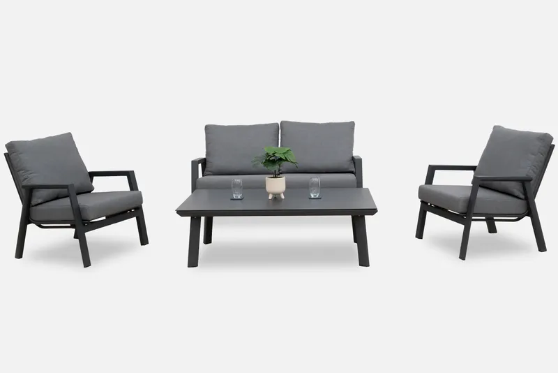 Nova - Zara 2 Seater Sofa Lounging Set with Rectangular Coffee Table - Image 2