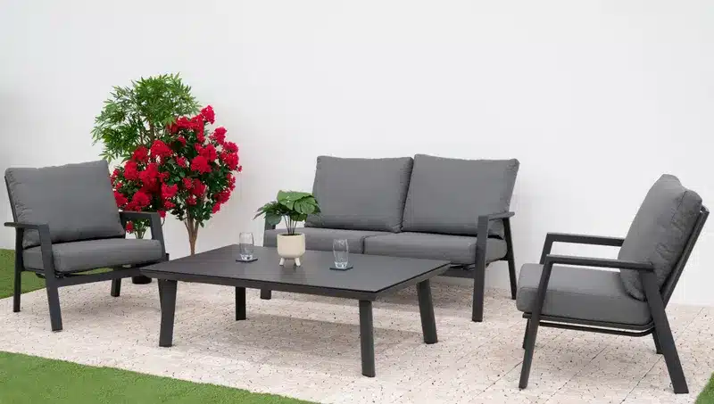 Nova - Zara 2 Seater Sofa Lounging Set with Rectangular Coffee Table - Image 3