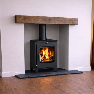 Free wood burner installation