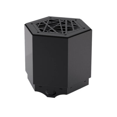 Pollen Hex Small Black Smokeless Fire Pit