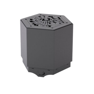 Pollen Hex Small Grey Smokeless Fire Pit