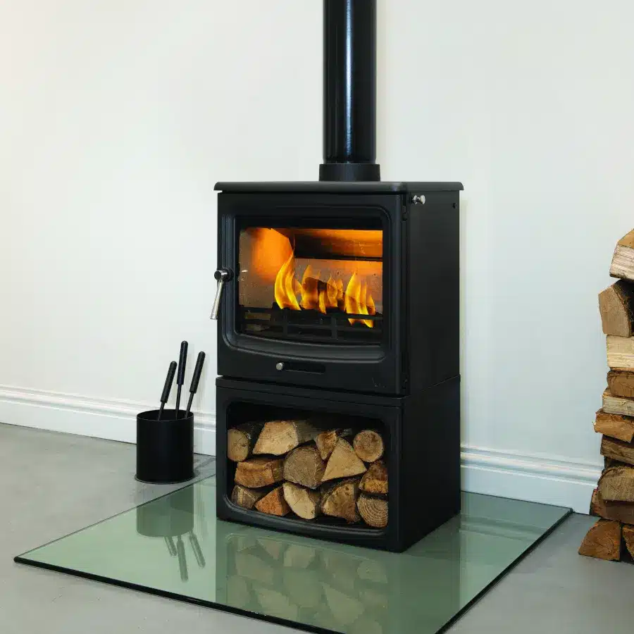 F2 Fires Vue Landscape with Logstore Multifuel Stove - Image 5