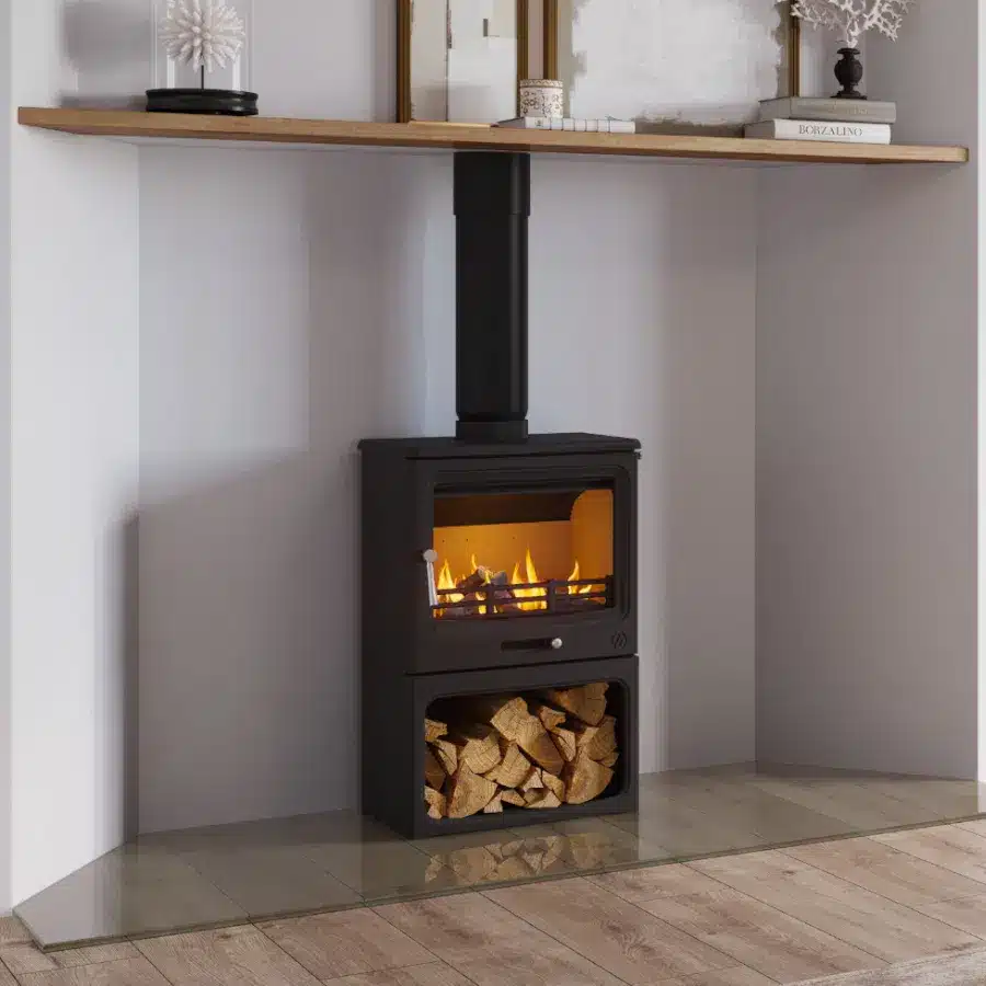 F2 Fires Vue Landscape with Logstore Multifuel Stove - Image 4