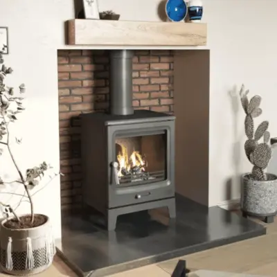 F2 Fires Vue Portrait Multifuel Stove