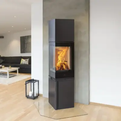 Scan 80-4 Prism Black High Woodburning Stove