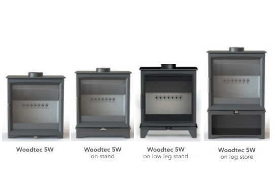 Fireline Woodtec 5kW Wide Wood Burning Stove - Image 4
