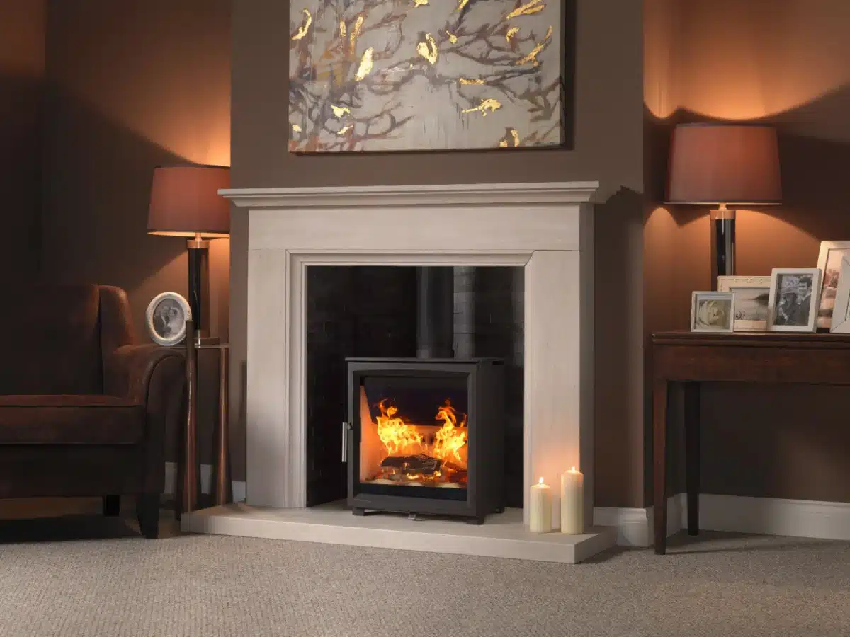 Fireline Woodtec 5kW Wide Wood Burning Stove - Image 3