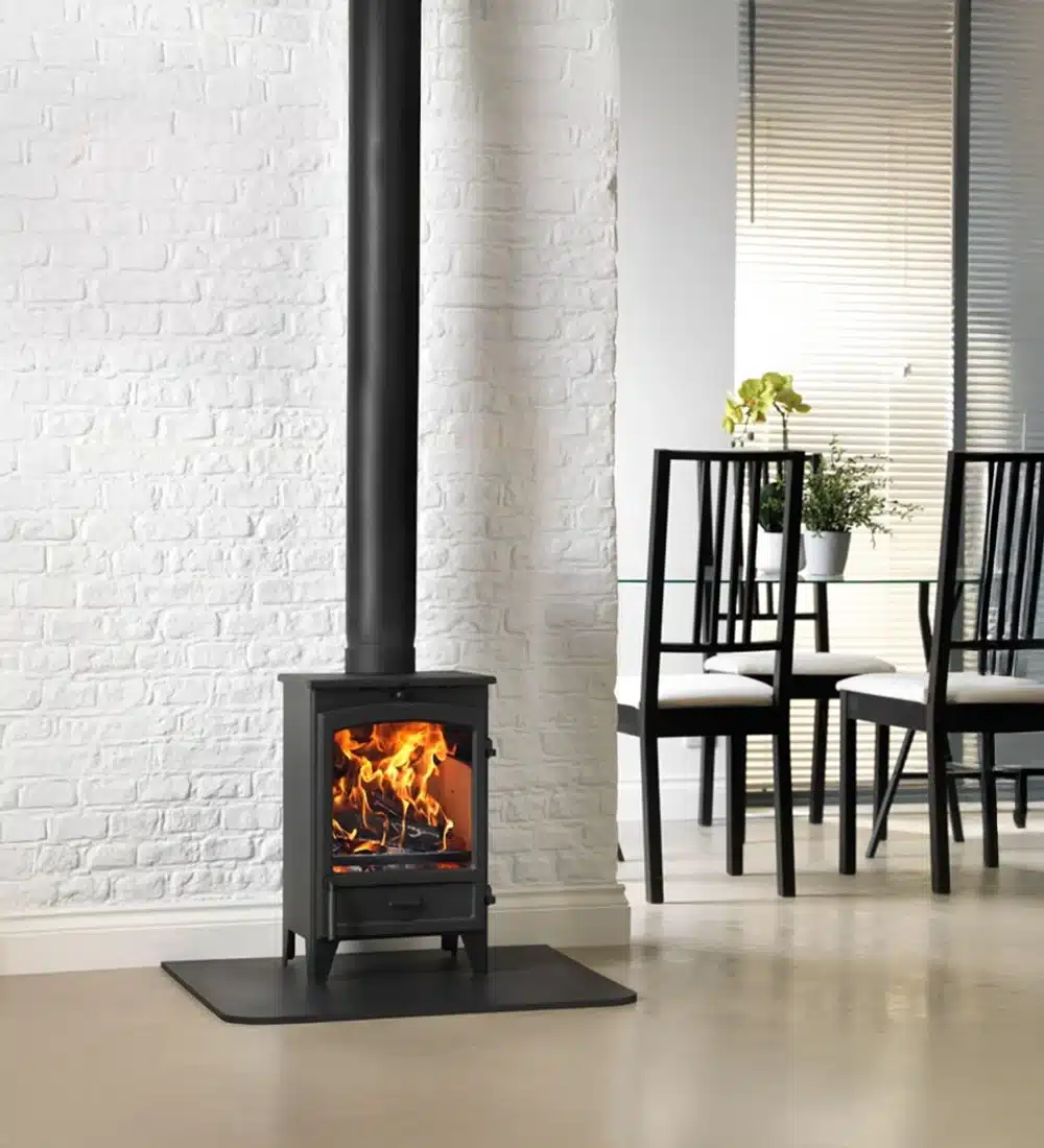 Go Eco 5kW Highline Plus Wide Multi Fuel Stove - Image 2