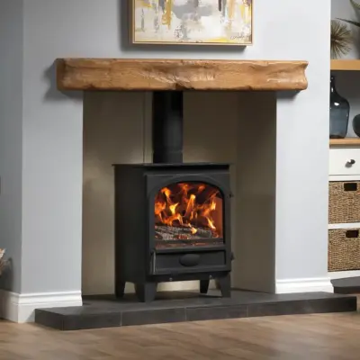 Go Eco Excel 5kW Wide Traditional Door Multifuel Stove