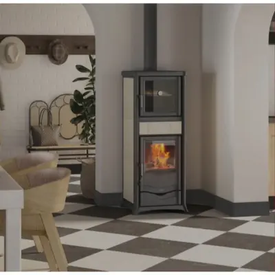 La Nordica Rossella Plus Forno Ceramica Wood Burning Stove