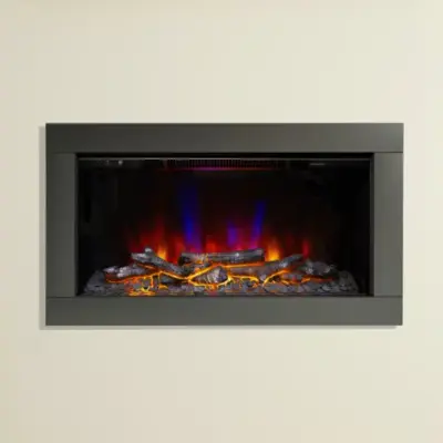 Flare Avella 34" Wall Mounted Inset Electric Fire