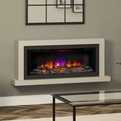 Flare Elyce Grande 55" Wall Mounted Electric Inset Fire