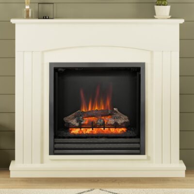 Flare Linmere 44" Timber Electric Fireplace Suite