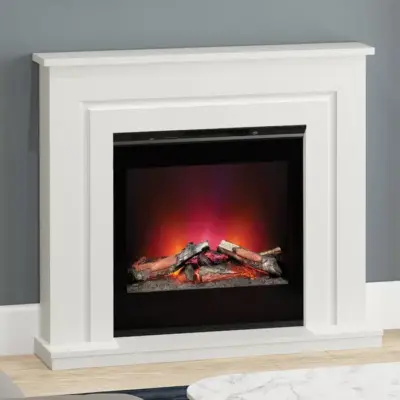 Flare Orwell 48" Timber Electric Fireplace Suite