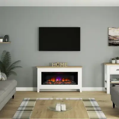 Flare Poulton 50" Electric Fireplace Console Unit