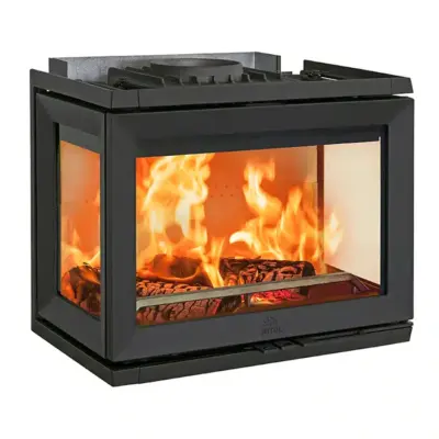 Jotul I520FRL Insert Woodburner With Front Right And Left Glass